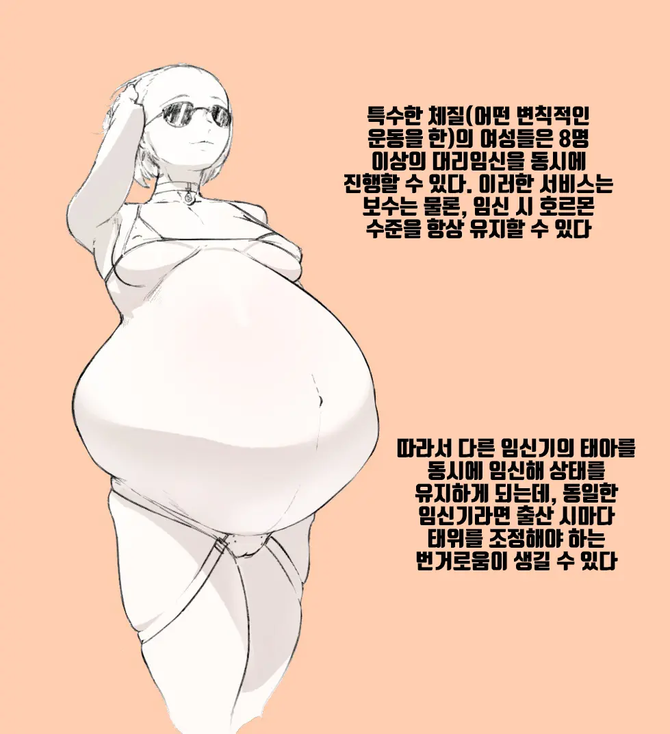 산월 대리 임신
